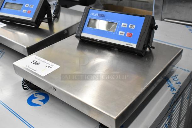 AvaTek 334RS150 digital receiving scale, brand new with minor scratches, 150 lb. capacity, remote display included.