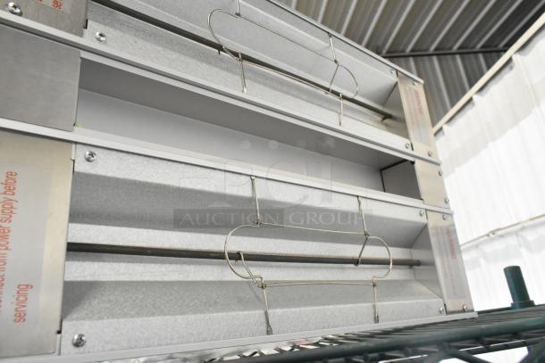 BRAND NEW ServIt 423SW24INHDBLA 24" Double Strip Warmer, dual adjustable controls, 120V, 1 Phase, scratch and dent condition.