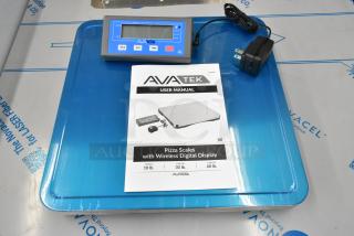 2 BRAND NEW SCRATCH AND DENT! AvaTek 334PZ60 60 lb. Pizza / Portion Scale with Wireless Digital Display. 2 Times Your Bid! - Item #1199486
