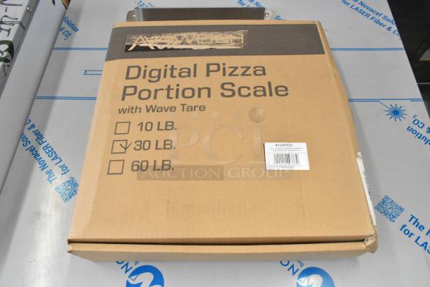 AvaTek 334PZ30 30 lb. pizza/portion scale boxed, scratch and dent condition, wireless digital display included.