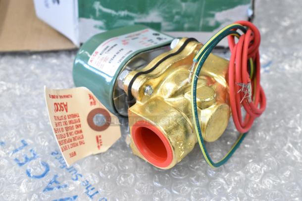 BRAND NEW HPFK22193 Cleveland FK22193 Solenoid Valve Kit, 3/4 x 3/4, 120V, minor scratches, visible ASCO tag.