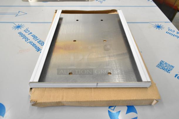 BRAND NEW SCRATCH AND DENT! Garde 181BRKTFF French Fry Cutter Wall Mount Bracket, visible finish, pre-drilled holes.
