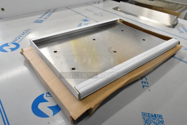 BRAND NEW SCRATCH AND DENT! Garde 181BRKTFF wall mount French fry cutter bracket, stainless steel, with minor cosmetic damage.