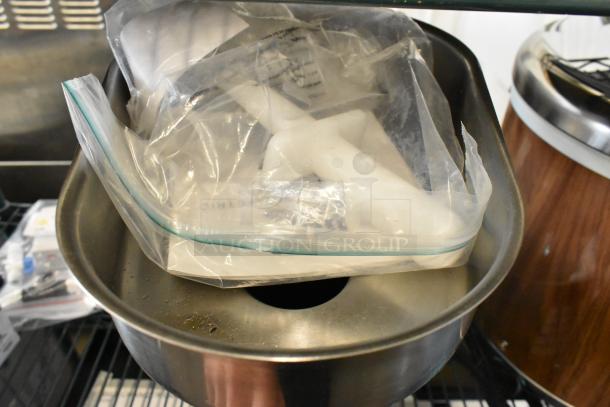 Brand new Backyard Pro 554BSG12 stainless steel #12 electric meat grinder, 120V, in packaging. Scratch and dent condition.