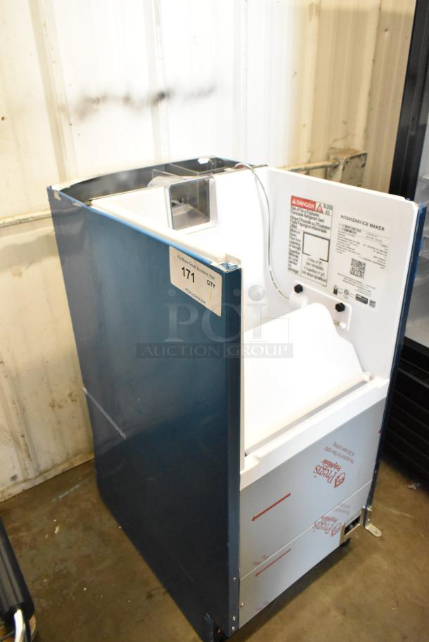 Brand new 2025 Hoshizaki C-80BAK-AD stainless steel undercounter ice machine, 27 lb. bin, ADA compliant, 115V, 1 Phase.