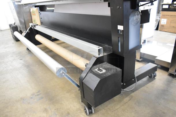 Soljet Pro III XC-540 large format printer on casters. Floor style, 100-120V, 1 phase. Good condition.