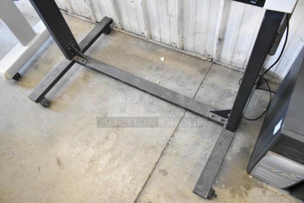Roland Camm-1 Pro GX-300 Sign Maker base and stand, 100-240 volts, 1 phase, in used condition on concrete floor.