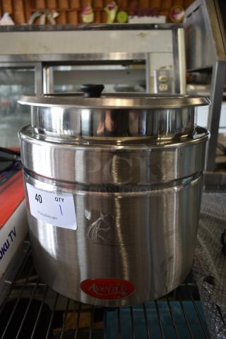 Avantco 177W800 Stainless Steel Commercial Soup Kettle Food Warmer. 120 Volts, 1 Phase.