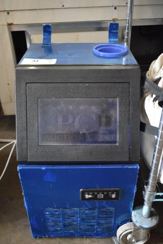 BY-Z28FT Stainless Steel Commercial Self Contained Undercounter Ice Machine. 110 Volts, 1 Phase.