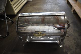 Stainless Steel Roll Top Chafing Dish.
