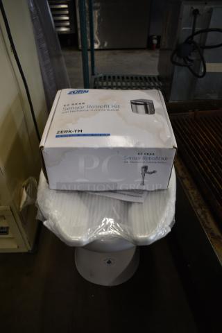 Zurn Toilet and Sensor Retrofit Kit. No Tank.