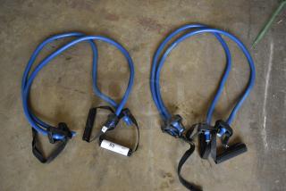 2 Blue Resistance Bands. 2 Times Your Bid!