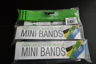 3 Packs of Perform Better Resistance Bands; Medium Green, Extra Heavy Black and Heavy Blue. 3 Times Your Bid!