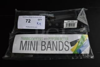 2 Packs of Perform Better Extra Heavy Black Resistance Bands; 2 Extra Heavy Black. 2 Times Your Bid!