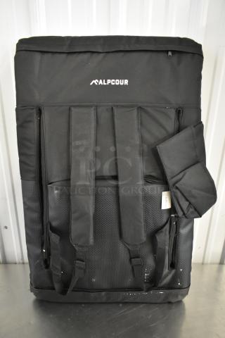 Alpcour Portable Black Folding Bench
