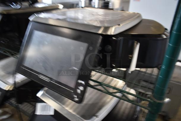 2016 Hobart HTi Metal Commercial Countertop Food Portioning Scale. 120/208-240 Volts, 1 Phase. Tested and Working! - Image 4 of 7