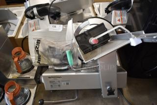 2023 Bizerba GSP HD Metal Commercial Countertop Meat Slicer w/ Blade Sharpener. 120 Volts, 1 Phase. - Item #1189193