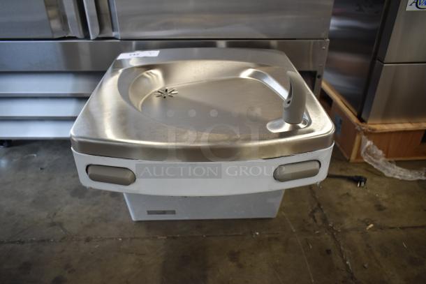 Oasis Stainless Steel Wall Mount Water Fountain. - Image 1 of 8