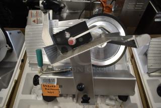 2018 Bizerba GSP H Metal Commercial Countertop Meat Slicer. 120 Volts, 1 Phase. - Item #1189204