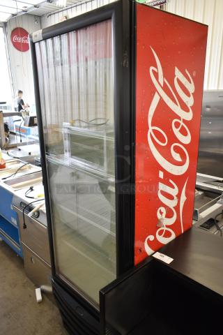 VM-G3-19 Metal Commercial Single Door Reach In Cooler Merchandiser w/ Poly Coated Racks. 115 Volts, 1 Phase.