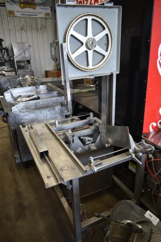 Hobart Metal Commercial Floor Style Meat Saw. - Item #1189305