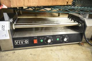 Vivo HOTDG-V205 Stainless Steel Commercial Countertop Hot Dog Roller. 110 Volts, 1 Phase.