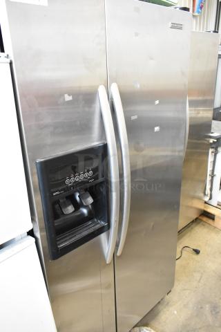 KitchenAid KSRG22FTSS01 Stainless Steel Cooler w/ Freezer and Water/Ice Dispenser. 115 Volts, 1 Phase.