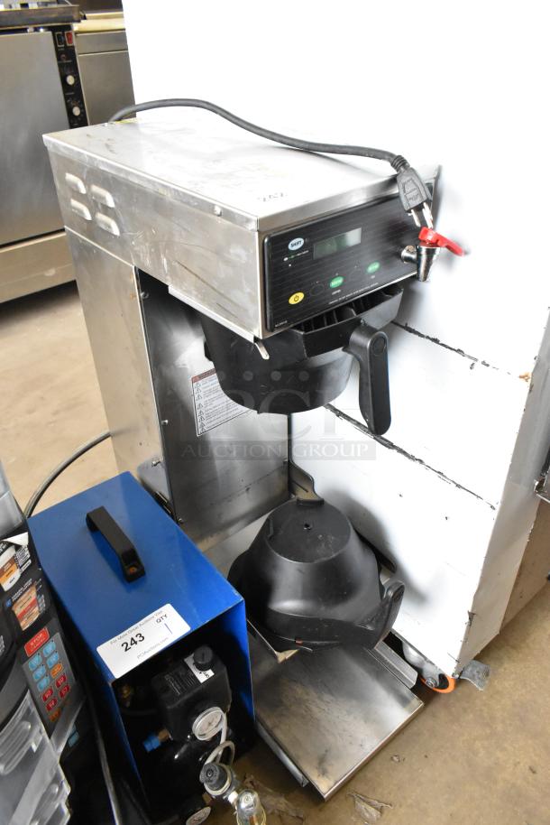Curtis CB Stainless Steel Commercial Countertop Iced Tea Machine w/ Poly Brew Basket. 120 Volts, 1 Phase. - Image 1 of 7