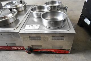 Avantco 7800 Stainless Steel Commercial Countertop Food Warmer. 120 Volts, 1 Phase.
