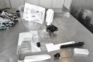 BRAND NEW SCRATCH AND DENT! Robot Coupe Food Processor Bowl w/ Attachments.