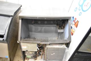 Stainless Steel Commercial Self Contained Ice Machine.