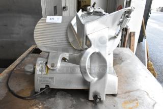 Hobart EDGE Metal Commercial Countertop Meat Slicer. 120 Volts, 1 Phase.