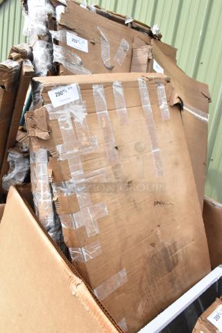 BRAND NEW SCRATCH AND DENT! Steelton 522ETOB2460 24" x 60" 18-Gauge 430 Stainless Steel Open Base Work Table