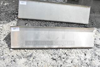 Stainless Steel Wall Mount Shelf.