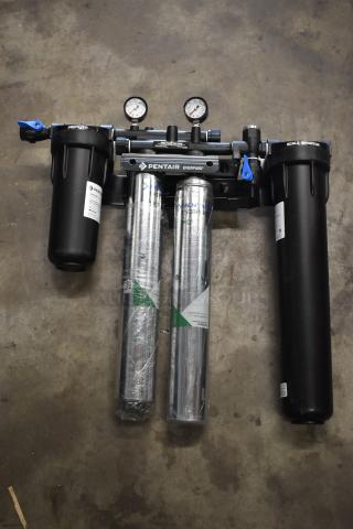 BRAND NEW SCRATCH AND DENT! Pentair Everpure 339EV933042 High Flow CSR Twin-MC2 Water Filtration System with Pre-Filter - .5 Micron and 3.34 GPM