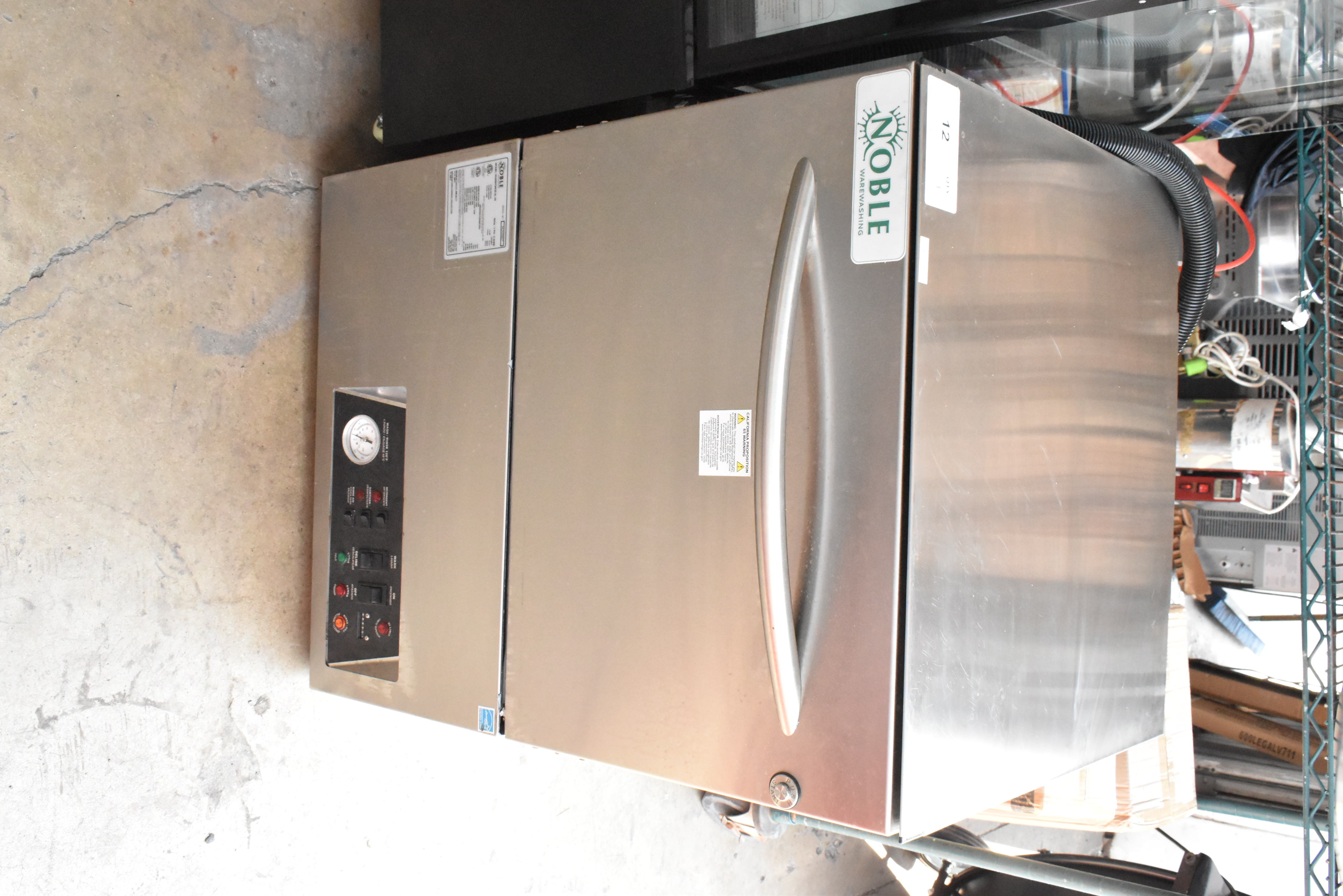 Brand new scratch and dent Noble Warewashing undercounter dishwasher