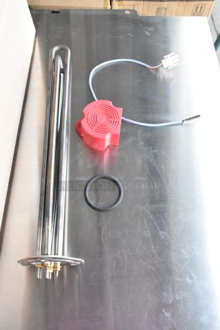 BRAND NEW SCRATCH AND DENT! Noble Warewashing 4952562448 Booster Heating Element Assembly for HT-UC24, HT-DT51, and HT-DT513 4952562448