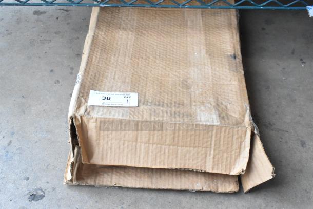 BRAND NEW SCRATCH AND DENT! Box of 12 Carlisle CT141859 Cafe 14" x 18" Slate Blue Standard Plastic Fast Food Tray - 12/Case - Image 2 of 7