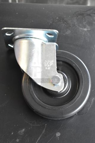 BRAND NEW SCRATCH AND DENT! Lot of Cooking Performance Group 351CASTER4 4 3/4" Range Plate Casters - 4/Set