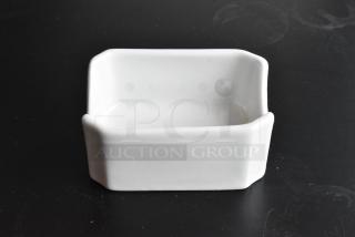 BRAND NEW SCRATCH AND DENT! Box of Corona PA1101909112 White Ceramic Sugar Caddies.