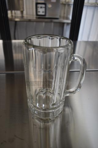 BRAND NEW SCRATCH AND DENT! Box of 8 Libbey 5020  16 oz. Paneled Beer Mug