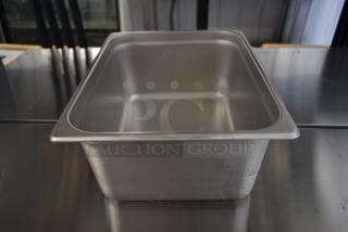 8 BRAND NEW SCRATCH AND DENT! Choice 4070269 1/2 Size 6" Deep Anti-Jam Stainless Steel Steam Table / Hotel Pan - 24 Gauge. 8 Times Your Bid!