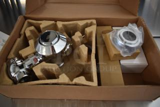 BRAND NEW SCRATCH AND DENT! 76A6147161002 American Standard 6147161.002 Ultima Chrome-Plated Exposed Manual Diaphragm Water Closet Flush Valve - 1.6 GPF