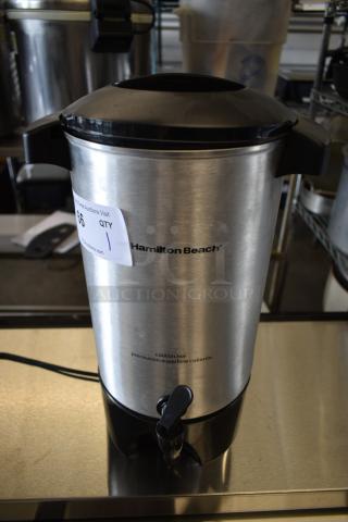 BRAND NEW SCRATCH AND DENT! Hamilton Beach 40515 Coffee Urn. 120 Volts, 1 Phase. - Item #1190639