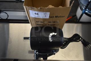 BRAND NEW SCRATCH AND DENT! Industrial Fan Motor. 115 Volts, 1 Phase.
