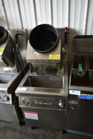 Stainless Steel Commercial Floor Style Tilting Unit.