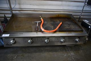 Star Stainless Steel Commercial Gas Powered Flat Top Griddle.