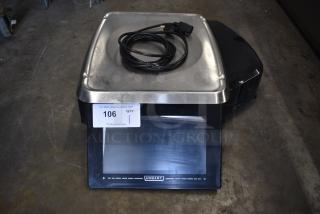 Hobart HTi Metal Commercial Countertop Food Portioning Scale. 120/208-240 Volts, 1 Phase.