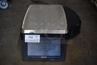 2016 Hobart HTi Metal Commercial Countertop Food Portioning Scale. 120/208-240 Volts, 1 Phase.