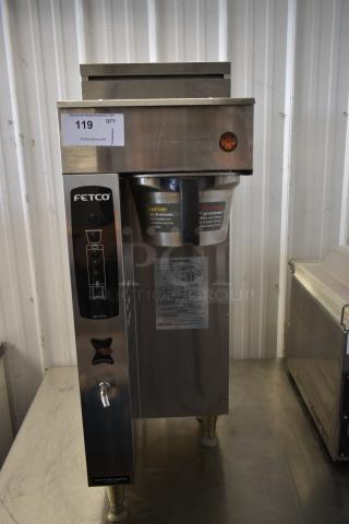 Fetco CBS-2051e Stainless Steel Commercial Countertop Coffee Machine w/ Metal Brew Basket. 120/208-240 Volts, 1 Phase. - Item #1190725